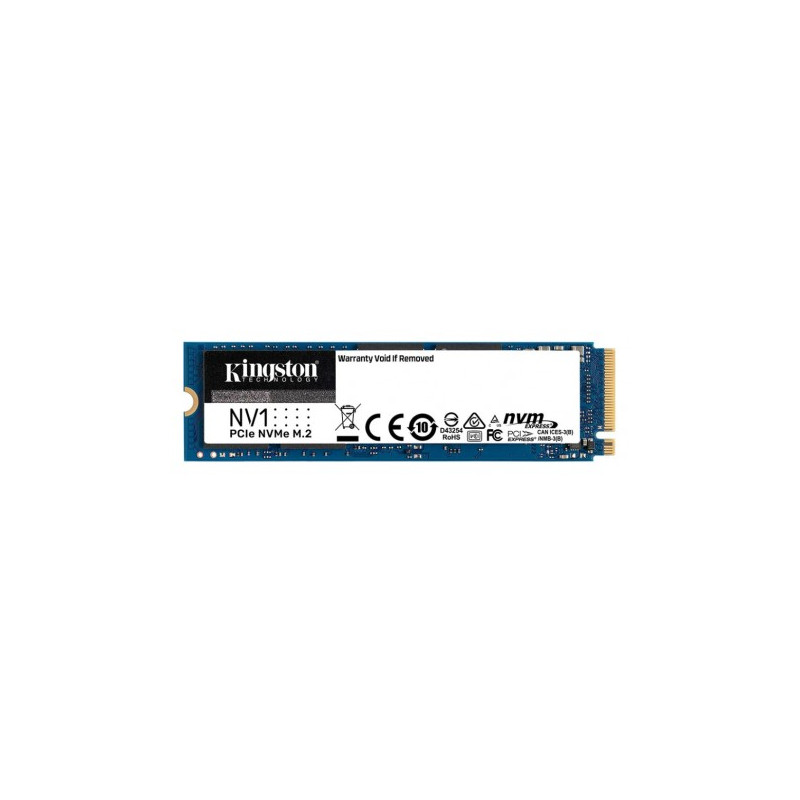 500GBSSD (เอสเอสดี) KINGSTON NV1 PCIe/NVMe M.2 2280 *Read 2,100MB/s | Write 1,700MB/s