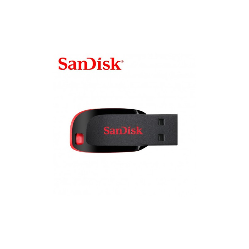 32 GB FLASH DRIVE (แฟลชไดร์ฟ) SANDISK CRUZER BLADE (SDCZ50-032G-B35)