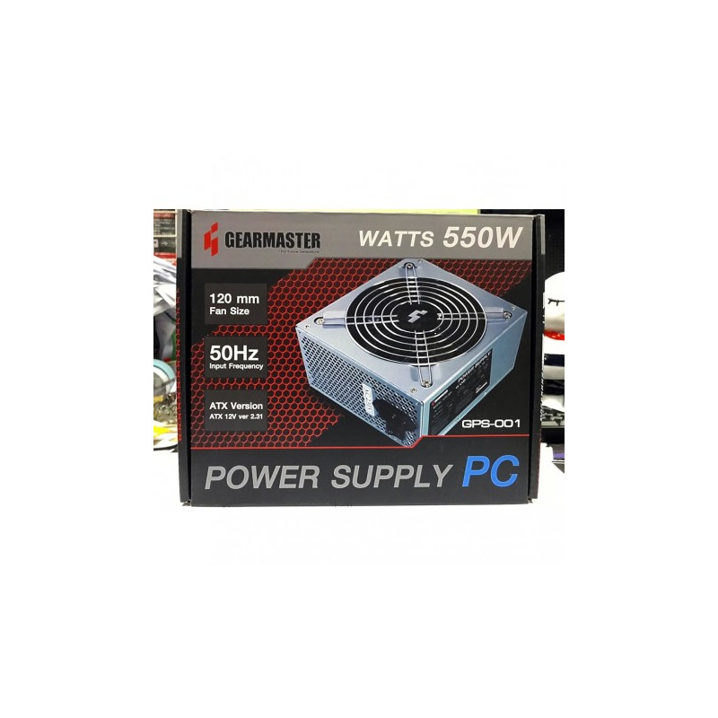 POWER SUPPLY (อุปกรณ์จ่ายไฟ) GEARMASTER 550 WATT (GPS-001)