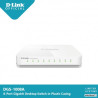 SWITCH (สวิตซ์) D-LINK รุ่น DGS-1008A 8 PORTS (5") 10/100/1000 GIGABIT DESKIOP SWITCH