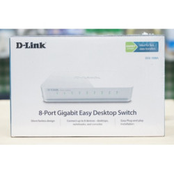 SWITCH (สวิตซ์) D-LINK รุ่น DGS-1008A 8 PORTS (5") 10/100/1000 GIGABIT DESKIOP SWITCH